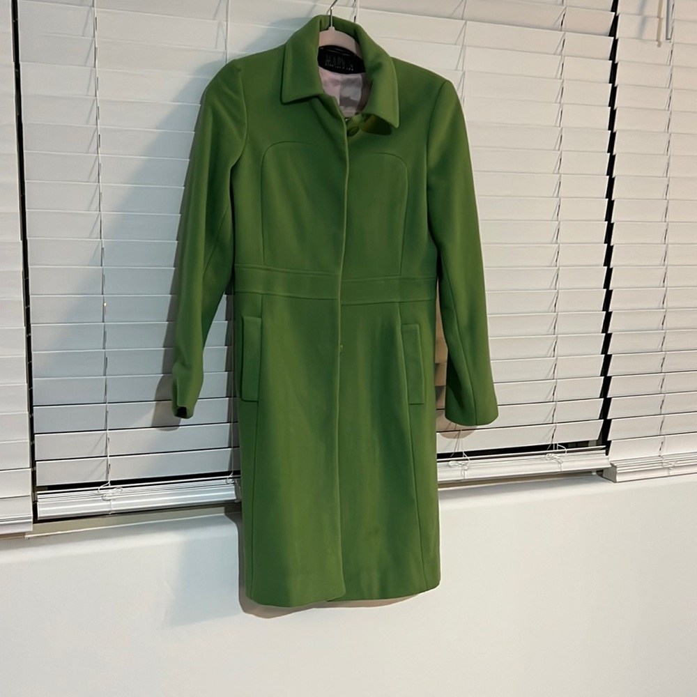 Light green womens Pea coat